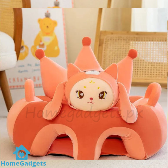 Soft and Comfy Baby Crown Sofa Floor Seat with Back Support 5 Soft and Comfy Baby Crown Sofa Floor Seat with Back Support