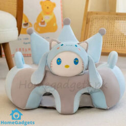 Soft and Comfy Baby Crown Sofa Floor Seat with Back Support