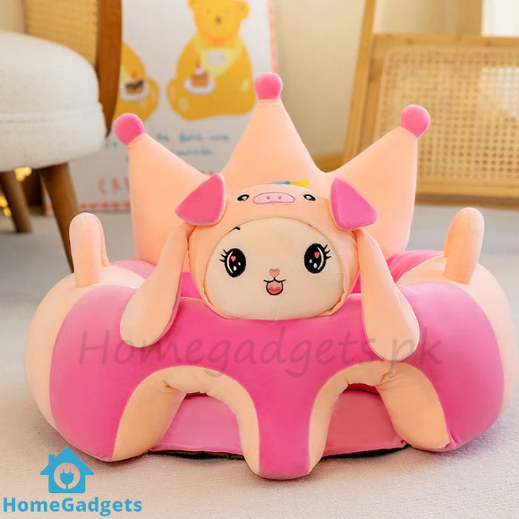 Soft and Comfy Baby Crown Sofa Floor Seat with Back Support 7 Soft and Comfy Baby Crown Sofa Floor Seat with Back Support