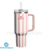 Stanley Quencher Tumbler 40oz Pink Strip