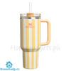 Stanley Quencher Tumbler 40oz Yellow Strip