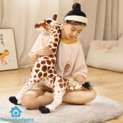 Stuffed Madagascar Giraffe Sika Deer Plush Toy – Soft Stuffed Animal for Kids 8 Stuffed Madagascar Giraffe Sika Deer Plush Toy