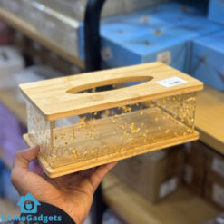 Wooden Acrylic Tissue Box