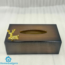 Wooden Markhor Tissue Box
