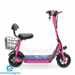 36V Electric Scooter for Kids with Training Wheels and Basket