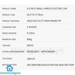 36V Electric Scooter for Kids with Training Wheels and Basket 9 36V Electric Scooter for Kids with Training Wheels and Basket