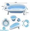 Baby Bathtub Set 6 in 1 Durable Baby Bath Set