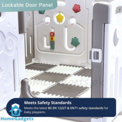 Baby Safety Play Fence – Large Foldable Play Pen Play Area for Kids 8 Baby Safety Play Fence – Large Foldable Play Pen Play Area for Kids