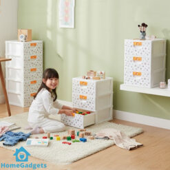 Floral Plastic Storage Organizer Drawer