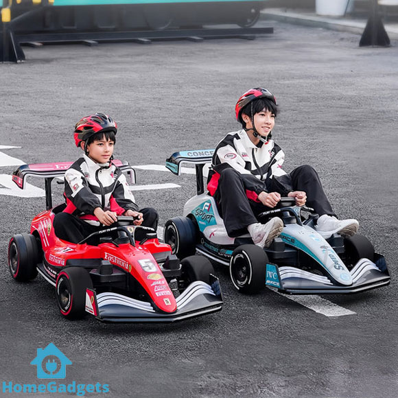 Formula F1 24V High Speed Kids Go Kart with LED Lights