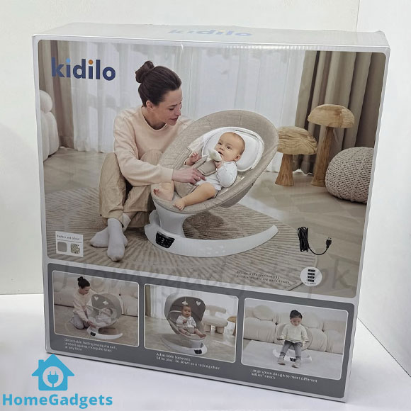 Kidilo Baby Electric Swing with Remote Control 1 Kidilo Baby Electric Swing with Remote Control