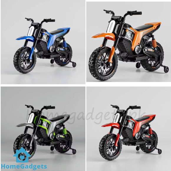 Kids Battery Operated Motorcycle – Electric Ride on Bike for Kids