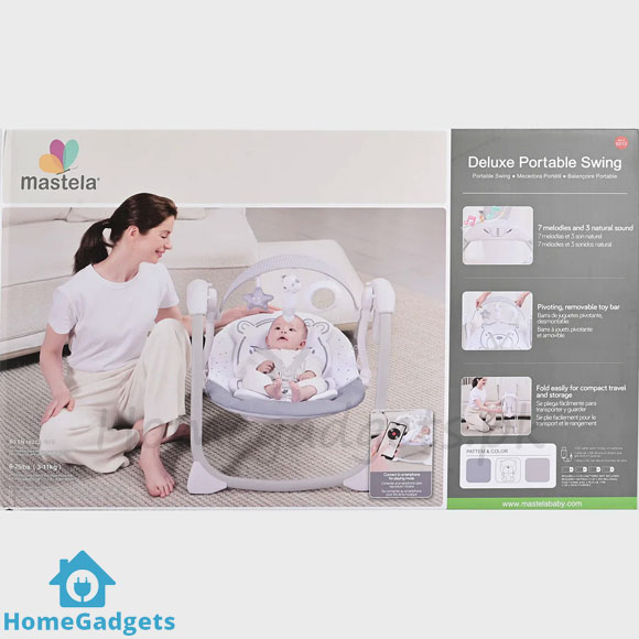 Mastela Deluxe Portable Auto Electric Swing 3 Mastela Deluxe Portable Auto Electric Swing