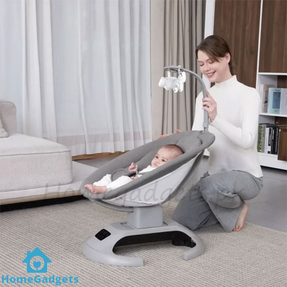 Mastela Lullaby Orbit Electric Swing Bassinet 3 Mastela Lullaby Orbit Electric Swing Bassinet