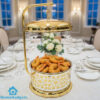 Royal Golden Silver Buffet Chafing Dish – Luxury Food Warmer