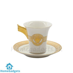 Versace Bone China Tea Set Cups and Saucers 15Pcs