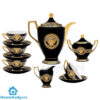 Versace European Bone China Tea Set 15 Pcs - Black 5 Versace European Bone China Tea Set 15 Pcs
