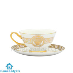 Versace European Bone China Tea Set 15 Pcs - White