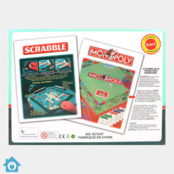 2 In 1 Monopoly With Scrabble Game
