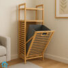 Bamboo Laundry Basket with Lid