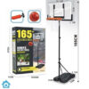 Basketball Adjustable Upto Height 165cm