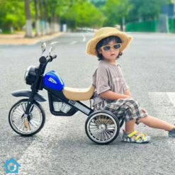 Children Tricycle with Front LED Lights