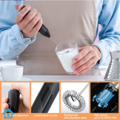 Electric Coffee Beater - Handheld Milk Frother & Coffee Mixer
