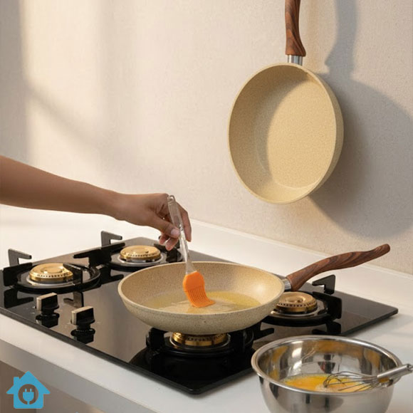 Falez Granite Ceramic Non Stick Cookware Set 9 Pcs – Made in Turkey 5 Falez Granite Ceramic Non Stick Cookware Set 9 Pcs