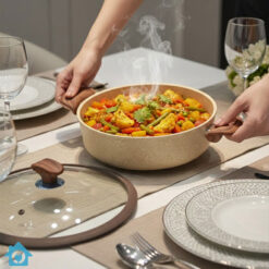 Falez Granite Ceramic Non Stick Cookware Set 9 Pcs – Made in Turkey 8 Falez Granite Ceramic Non Stick Cookware Set 9 Pcs