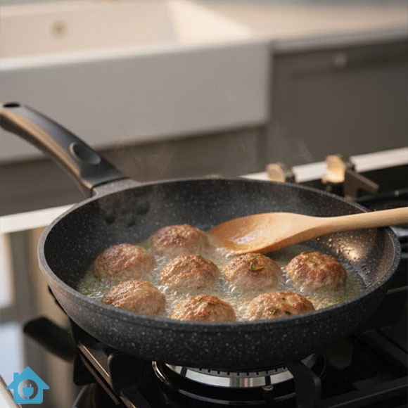 Falez Granite Non Stick Cookware Set 9 Pcs – Made in Turkey 3 Falez Granite Non Stick Cookware Set 9 Pcs