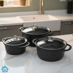 Falez Granite Non Stick Cookware Set 9 Pcs