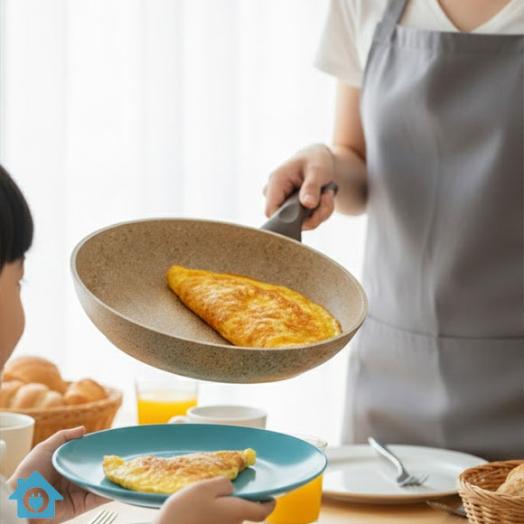 Falez Granite Non Stick Cookware Set 9 Pcs – Made in Turkey 4 Falez Granite Non Stick Cookware Set 9 Pcs – Made in Turkey