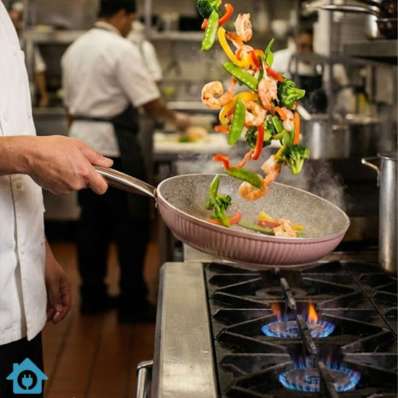 Falez Pink Ceramic Granite Non Stick Cookware Set 9 Pcs 2 Falez Pink Ceramic Granite Non Stick Cookware Set 9 Pcs