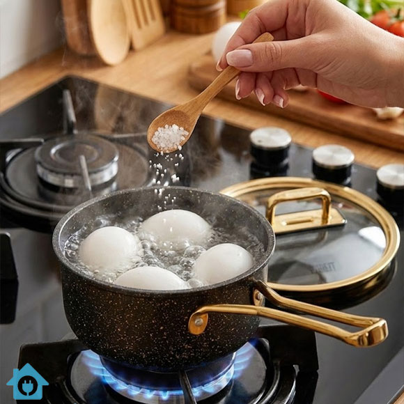 Falez Premium Granite Non Stick Cookware Set 9 Pcs – Black & Gold 4 Falez Premium Granite Non Stick Cookware Set 9 Pcs