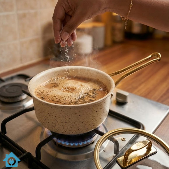 Falez Premium Granite Non Stick Cookware Set 9 Pcs Golden Edition 4 Falez Premium Granite Non Stick Cookware Set 9 Pcs Golden Edition