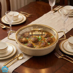 Falez Premium Granite Non Stick Cookware Set 9 Pcs Golden Edition 7 Falez Premium Granite Non Stick Cookware Set 9 Pcs Golden Edition