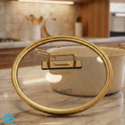 Falez Premium Granite Non Stick Cookware Set 9 Pcs Golden Edition 9 Falez Premium Granite Non Stick Cookware Set 9 Pcs Golden Edition