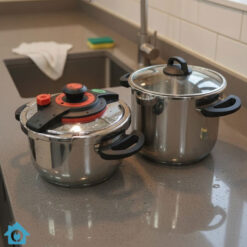 Falez Stainless Steel Pressure Cooker Set 6L & 9L - Interchangeable Lids 7 Falez Stainless Steel Pressure Cooker Set 6L & 9L