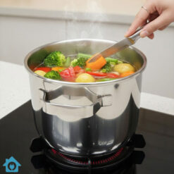 Falez Stainless Steel Pressure Cooker with Handle 6 Liter – Made in Turkey