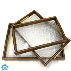 Fancy Acrylic Serving Tray Set of 3