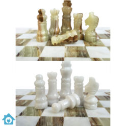 Handmade Marble Chess Board Game Set