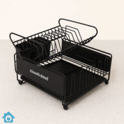 HausRoland 2 Layer Dish Rack - Black