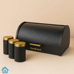 HausRoland Luxe Bread Box & Jars Set