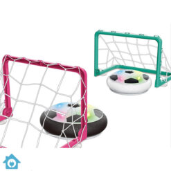 Hover Football Goal Soccer Ball Set 2 Goals Gift Football Disk Toy LED Light Indoor Football Sport Games