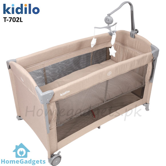 Kidilo Bedside Playpen T-702L – Baby Rocking Bed in Pakistan 4 Kidilo Bedside Playpen Baby Rocking Bed T-702L
