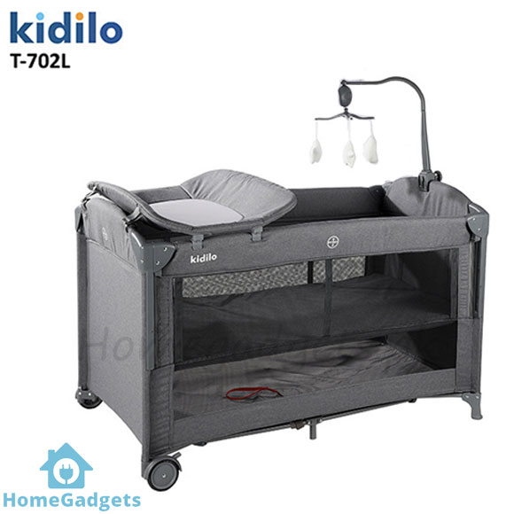 Kidilo Bedside Playpen T-702L – Baby Rocking Bed in Pakistan 1 Kidilo Bedside Playpen Baby Rocking Bed T-702L