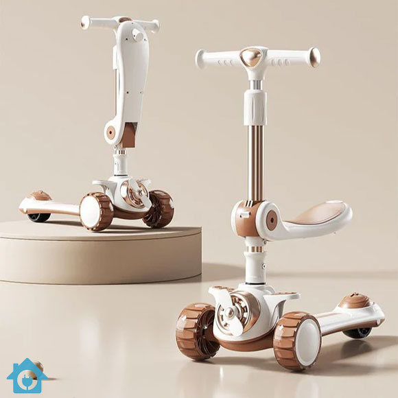 Kids Foldable Scooter Kick Scooty | Lightweight Self-Balancing Ride for Kids 2 Kids Foldable Scooter Kick Scooty