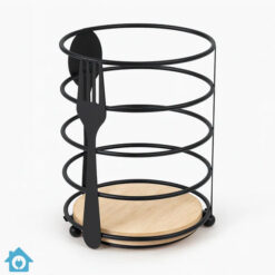 Modern Metal Round Spoon Holder