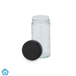 Modern Plastic Glass Revolving Spice Jars Set 12 Pcs