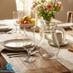 Pasabahce Glass Water Set Golden Line 7 Pcs